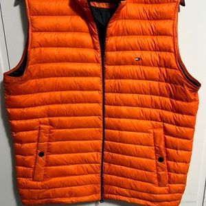 Tommy Hilfiger, Orange Colour, Large. Polyester 100%